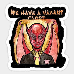 quarantined in hell Sticker